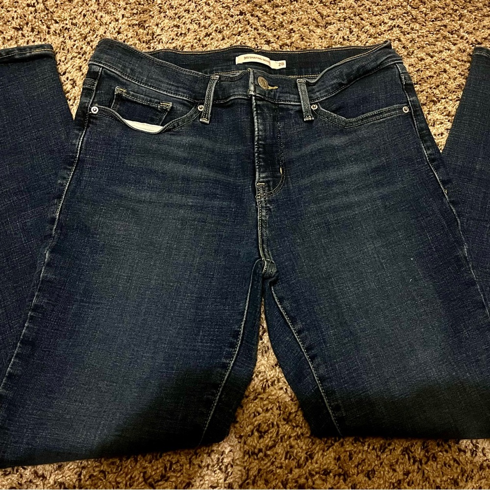 Levi's Blue Jeggings Classic Denim Style